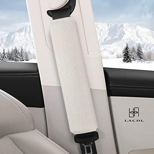 LACDL Extra Long Seatbelt Covers Super Soft Furry - Image 2