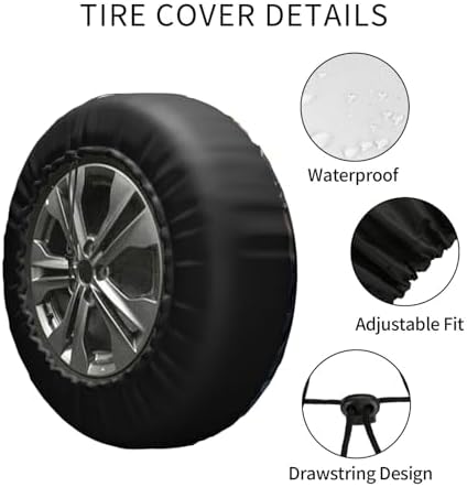 Mountains and Forests Spare Tire Cover Weatherproof Wheel Tire Cover Wheel - Image 5