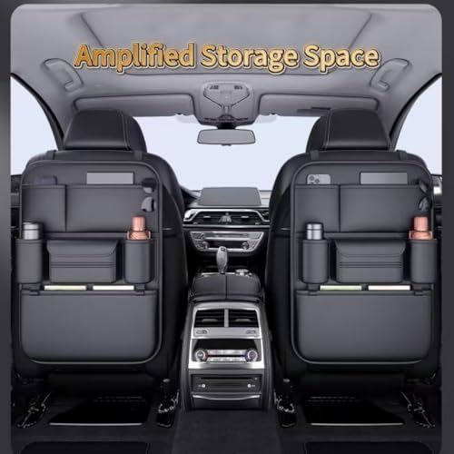 KOVOA Premium Leather Car Seat Organizer - Image 5