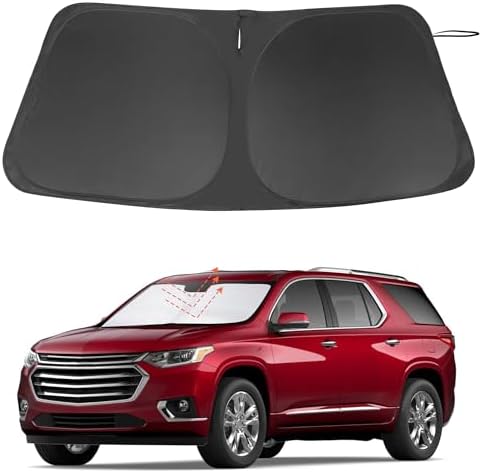 Windshield Sun Shade for 2018-2023 Chevrolet Traverse by LHFLIVE
