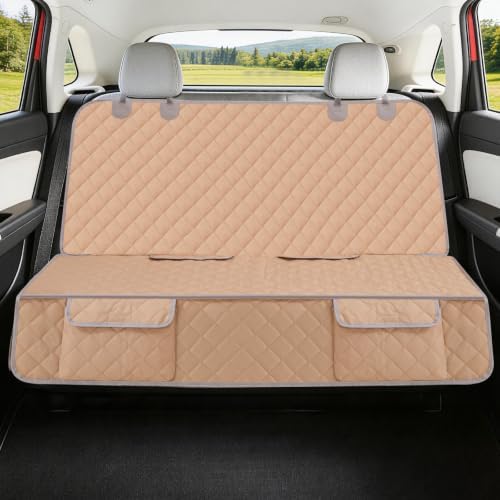 Bark Lover Dog Car Seat Cover for Back Seat Waterproof Backseat Protector by BarkLover