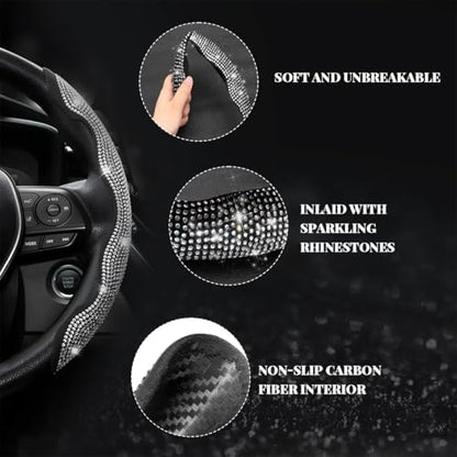 2 PCS Steering Wheel Cover, Segmented Car Wheel Covers - Image 4