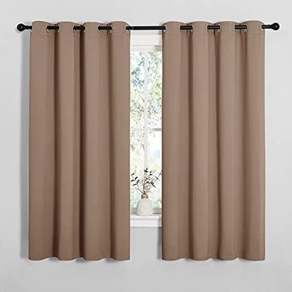 NICETOWN Cappuccino Blackout Curtains - Image 2