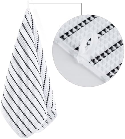 POLYTE 430 GSM Poly Blend Microfiber Quick Dry Waffle Hand Towel, 16x30 in - Image 3