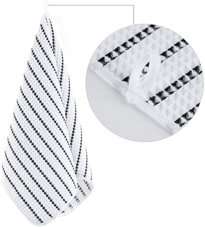 POLYTE 430 GSM Poly Blend Microfiber Quick Dry Waffle Hand Towel, 16x30 in - Image 3