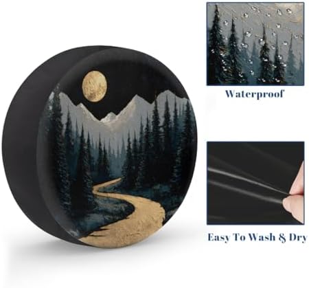 Forest Spare Tire Cover Waterproof Dust-Proof Spare Wheel Covers - Image 4
