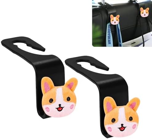 2Pack Dog Car Seat Headrest Hook Car Purse Hook Cars Seat Hooks by Unknown