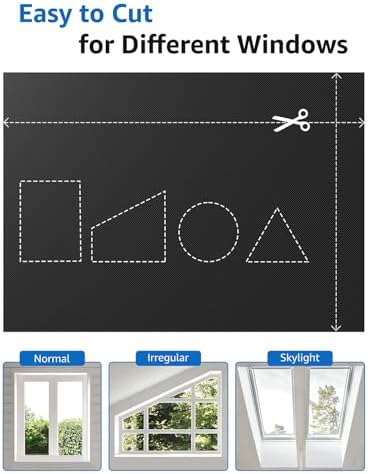 Sumobaby Blackout Curtains Portable 63”x60” No Drill Black Out Window Cover - Image 4