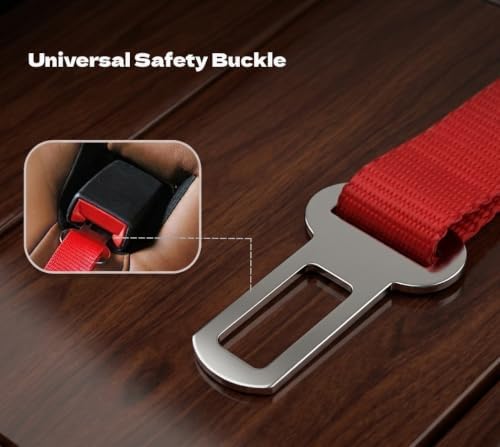 Adjustable Dog Car Seat Belt, Metal Snap Hook, Pet Safety Belt - Image 4