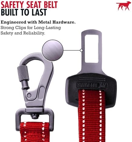 Tuff Pupper Dog Seat Belt | Adjustable Length Dog Seatbelt Restraint | - Image 7