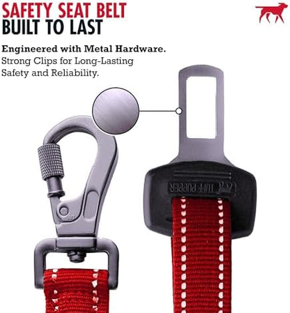 Tuff Pupper Dog Seat Belt | Adjustable Length Dog Seatbelt Restraint | - Image 7