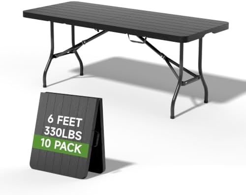 Heavy Duty Folding Table, Sturdy Portable Foldable Table by OrtusCollective
