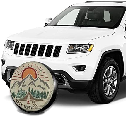 I Hate People Spare Tire Cover Weatherproof Wheel Protectors Universal Fit - Image 3