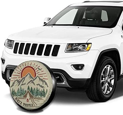 I Hate People Spare Tire Cover Weatherproof Wheel Protectors Universal Fit - Image 3