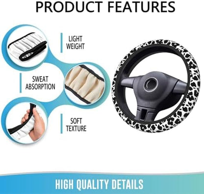 Steering Wheel Cover 15 Inch Breathable Anti Slip - Image 5
