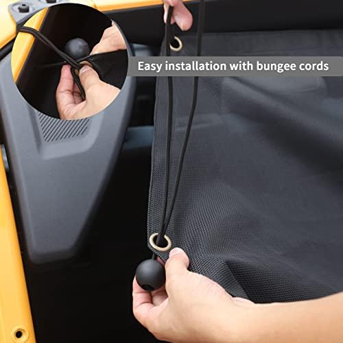 JeCar Trunk Mesh Sunshade Rear Cargo Interior Accessories - Image 4