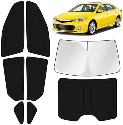 KUST Car Window Shades for Toyota Avalon 2013-2018 Windshield Sun Shade Side by KUST
