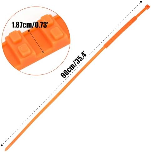 20PCS Tire Zip Ties for Snow Chains Wheel Traction Straps, Adjustable Anti Slip - Image 6