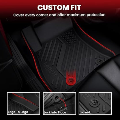 LASFIT Floor Mats for Nissan Sentra 2019 2018 2017 2016 2015 2014 - Image 2