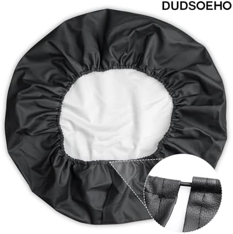 Spare Tire Cover for RV Trailer, Waterproof Leather Wheel Cover - Image 2