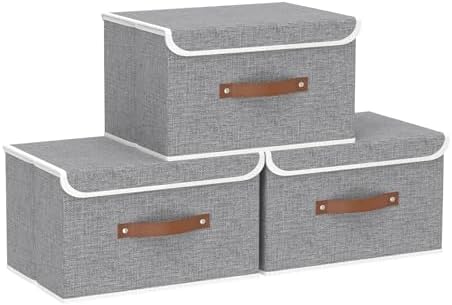 Yawinhe Collapsible Storage Bins, 13.0x9.0x7.9in by Yawinhe