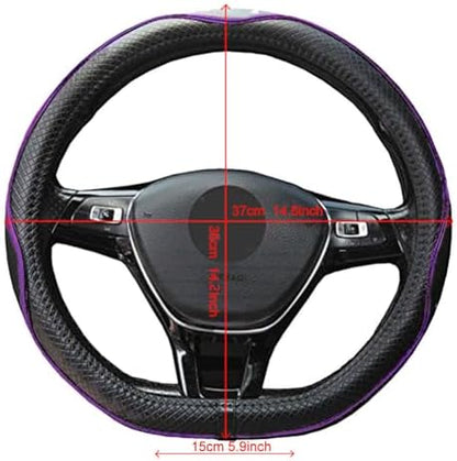 Mayco Bell Flat Bottom Steering Wheel Cover Anti-Slip, Breathable, Full Surround - Image 6