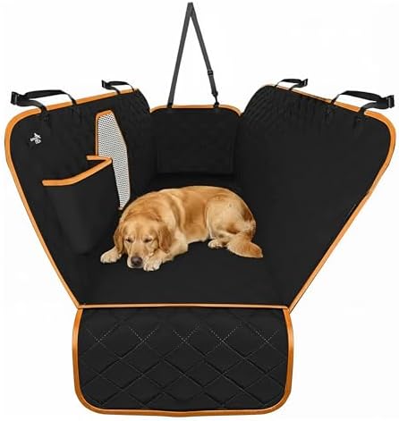 Active Pets Dog Car Seat Cover for Back Seat, Waterproof Pet Protection Hammock by ActivePets