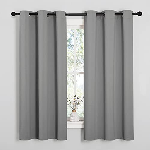 NICETOWN Silver Grey Blackout Curtains by NICETOWN