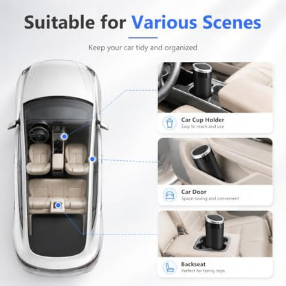 Car Trash Can with Lid, 1 Pack - Image 5