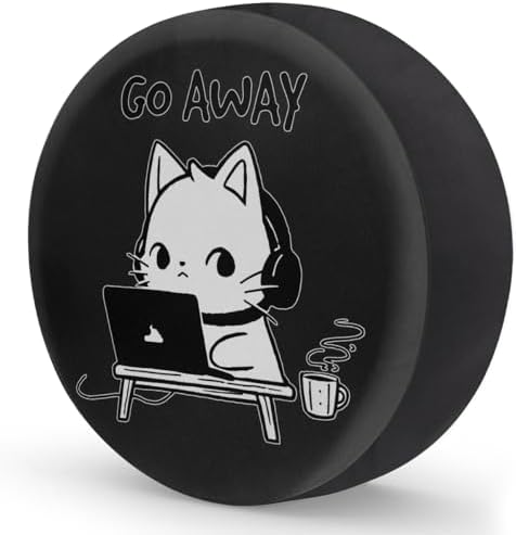 Rv Spare Tire Cover Wheel Funny Animall Cat Tire Covers Wheel Protectors - Image 2