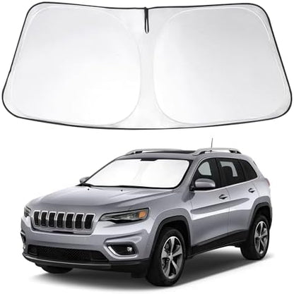 Windshield Sun Shade Sunshade for 2014-2025 Jeep Cherokee by LHFLIVE