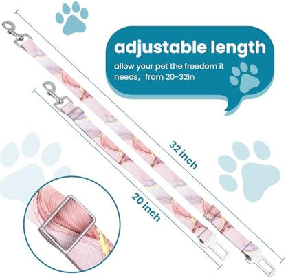 Adjustable pet cat and Dog car seat Belt. The Lanyard is Flexible and - Image 4
