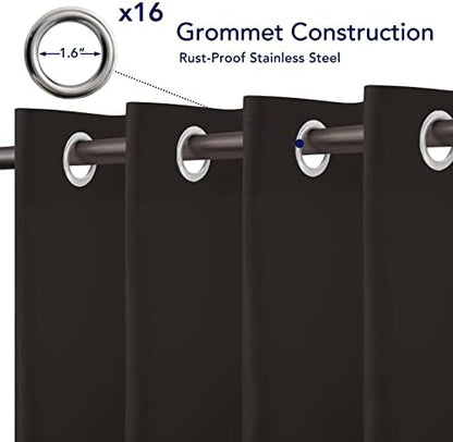 PureFit Outdoor Curtains for Patio Waterproof – Weatherproof, UV and Fade - Image 4