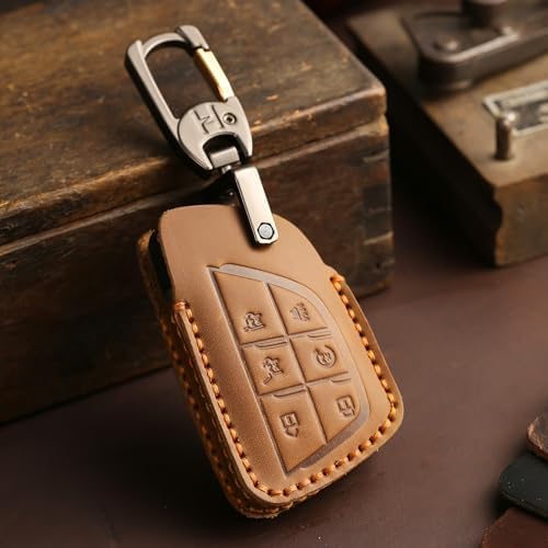 Leather Key Fob Cover, Compatible - Image 6