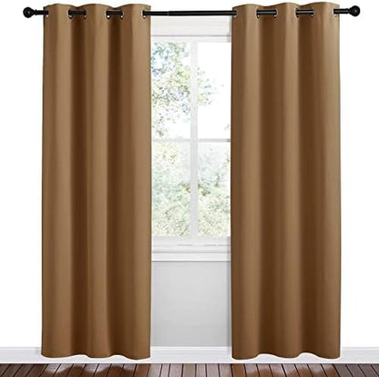 NICETOWN Sleek Blackout Curtains, 2 Panels, W42 x L78-inch - Image 2
