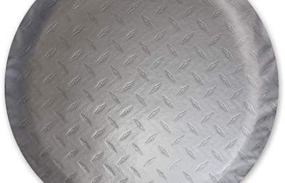 ADCO 9752 Silver Diamond Plated Steel Vinyl Spare Tire Cover B by ADCOPRODUCTS