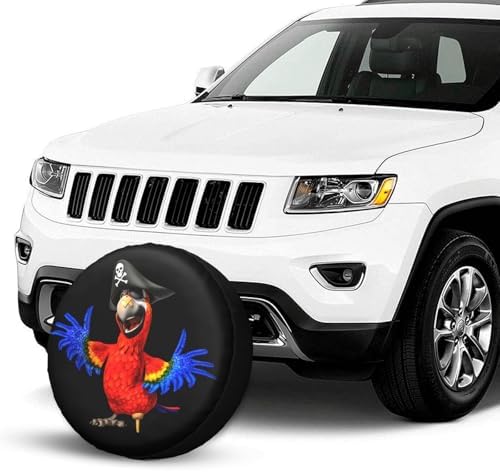 Parrot Pirate Spare Tire Cover Waterproof Sun Protection Fit 16 Inches - Image 6