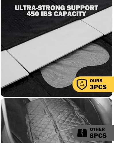 Back Seat Extender for Dogs, Waterproof Dog Car Seat Cover for Back Seat - Image 5