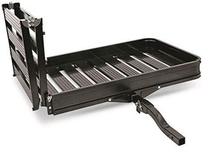 Guide Gear Vehicle Hitch Cargo Carrier, Pickup Truck Ramps Aluminum, 3-Position - Image 2