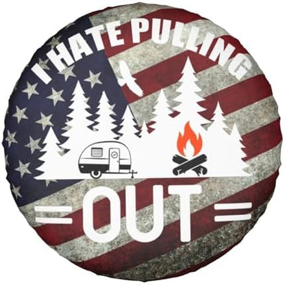 I Hate Pulling Out Spare Tire Cover Wheel Protectors Waterproof Wheel Covers - Image 7