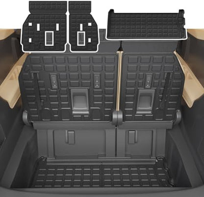 Cargo Mat & Backrest Mats for 2021-2026 Toyota Sienna 7&8 Seats by Thinzyou