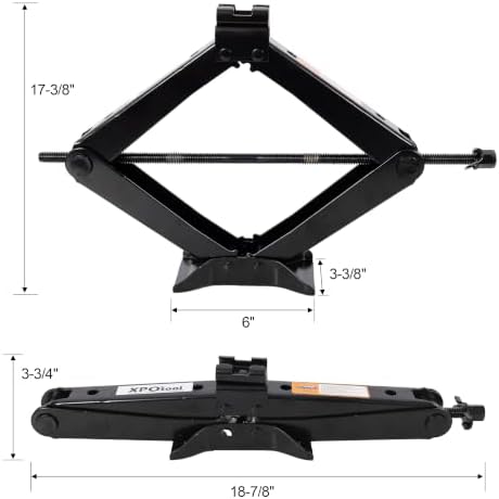 17.4" RV Trailer Camper Stabilizer Leveling Scissor Jacks, 6614lbs RV - Image 6