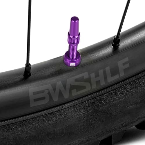 BWSHLF Tubeless Presta Valve Stem 40/44/55/60/65/80/100 mm, Super Light Alloy - Image 3
