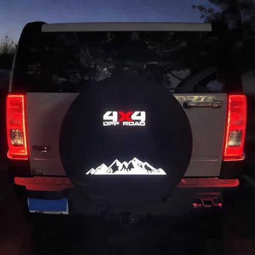 Reflective Spare Tire Cover for Ford Bronco Badlands, F-150 Raptor - Image 3