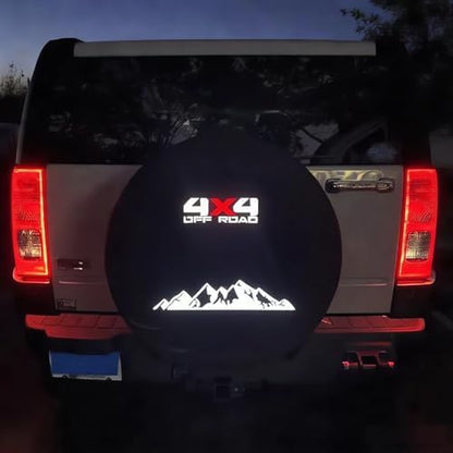 Reflective Spare Tire Cover for Ford Bronco Badlands, F-150 Raptor - Image 3