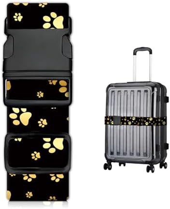 Luggage Straps for Suitcases, Heavy Duty Travel Belt by JYCardPKT