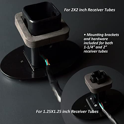Autogem Chevy LED Hitch Cover Black – Lighted Trailer Tow Plug - Image 4
