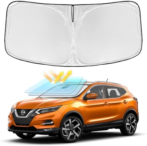 for Nissan Rogue Sport 2017-2024 Windshield Sun Shade 4 Layers Car Sunshade by ZOIBVCARSUNSHADE