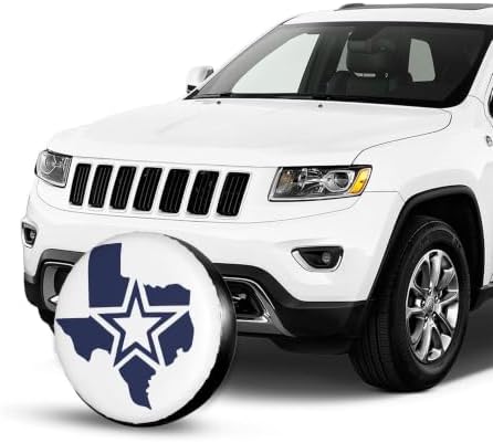 Star of Texas State Spare Tire Cover, Universal Waterproof & Dustproof Wheel - Image 3