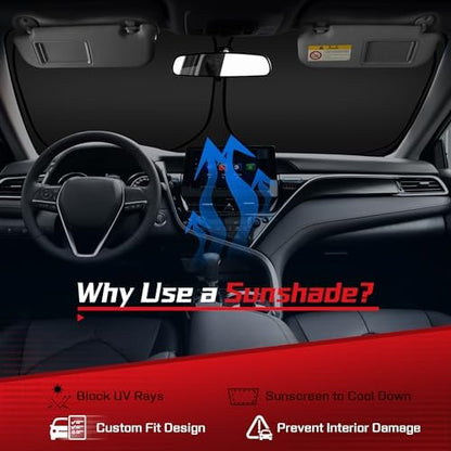ARISMOTOR Windshield Sun Shade for Mazda CX-50 2023-2026 2027 - Image 3